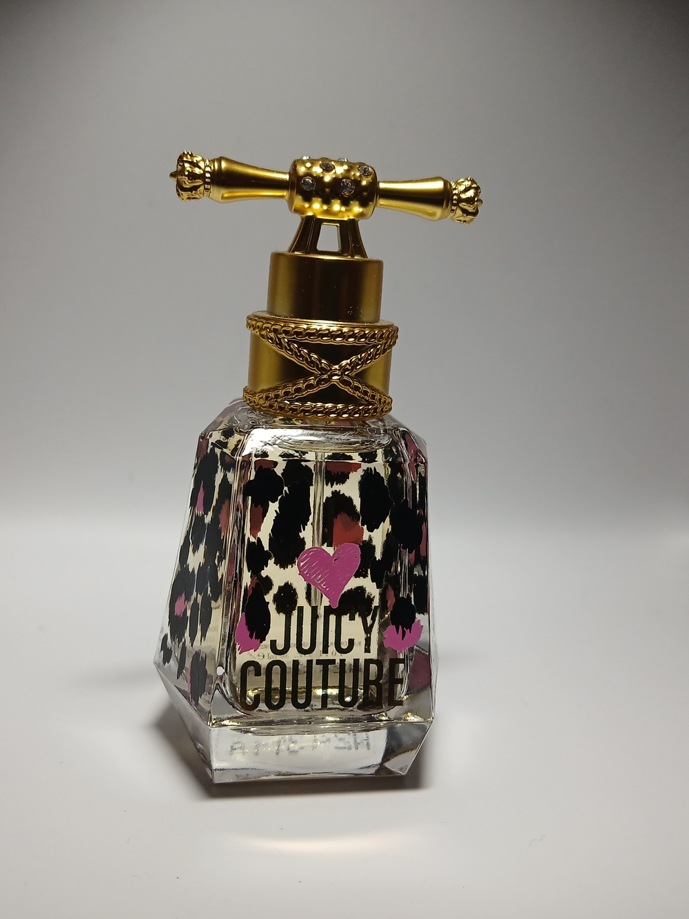 Juicy Couture " I Love Juicy" Gold-Top Leopard Print Fragrance - Picture 2 of 6
